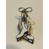 Pin - a pair of hanging white skates